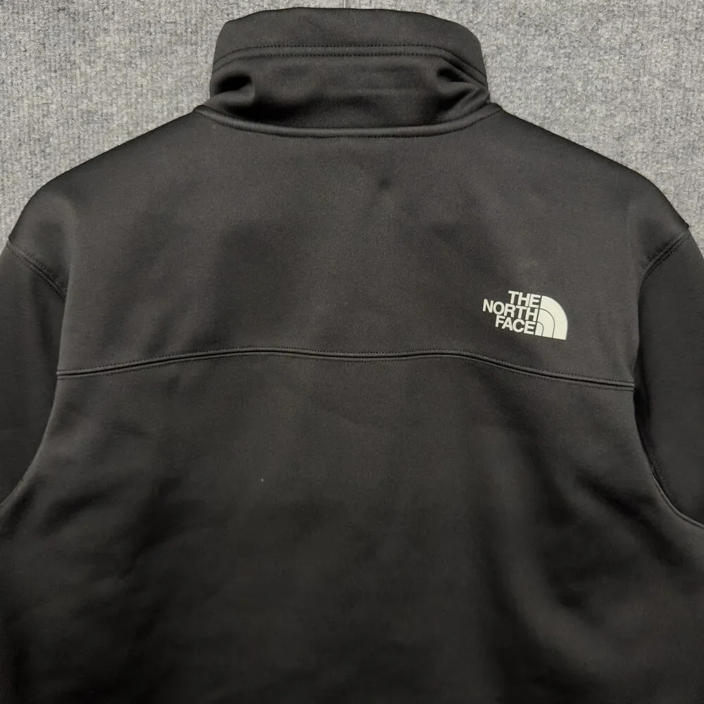 The North Face Mens Windwall Jacket Size M Black Full Zip Fleece Softshell Ski